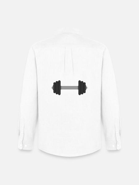 Haltère - Chemise Oxford homme Stanley/Stella - blanc