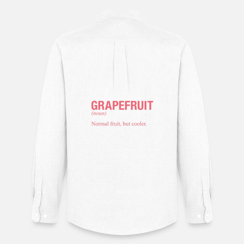 GRAPEFRUIT Pampelmuse - Männer Oxford Hemd von Stanley/Stella - Weiß