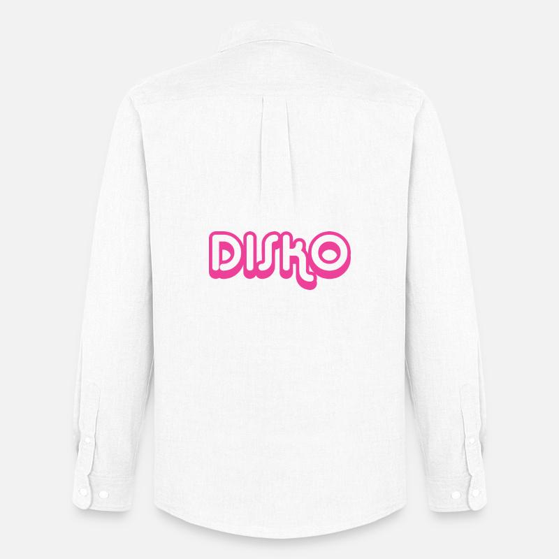 DISKO Nicki - Männer Oxford Hemd von Stanley/Stella - Weiß