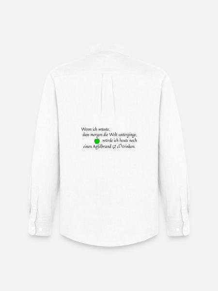 If I knew - Men's Oxford Shirt by Stanley/Stella - white