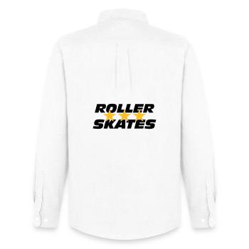 Roller Skates - Chemise Oxford homme Stanley/Stella - blanc - Dos - AI Model Male 185 dark (185cm)