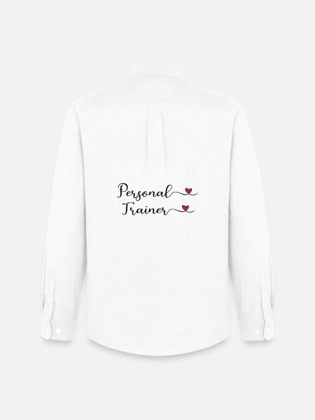 Personal Trainer - Men's Oxford Shirt by Stanley/Stella - white