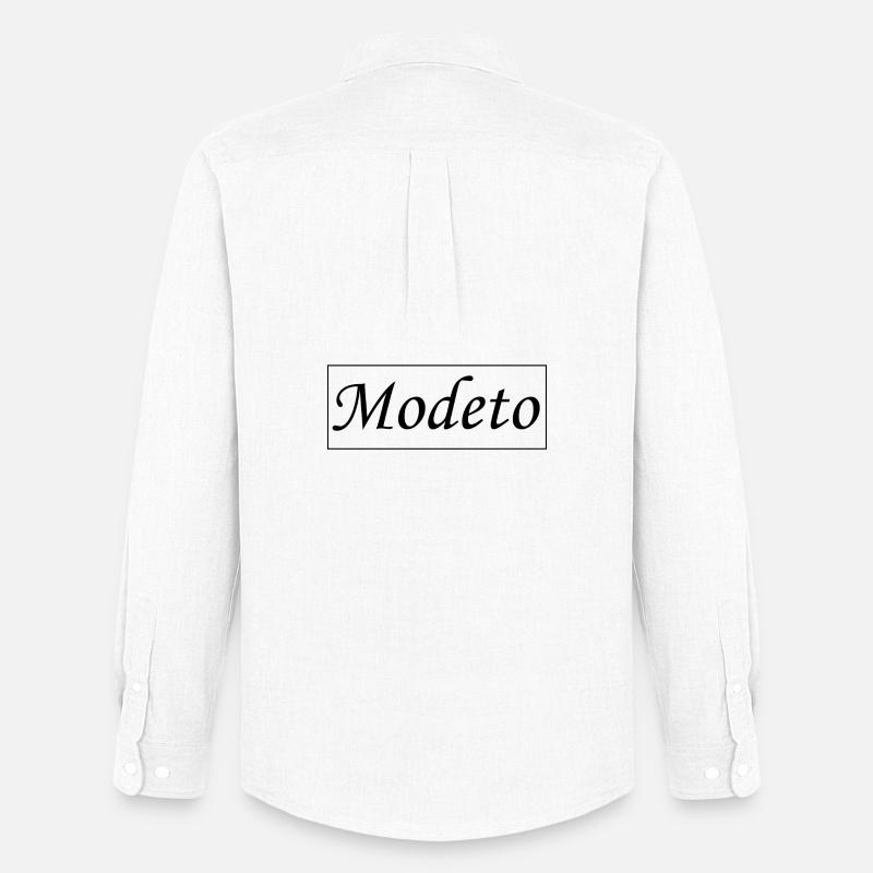 Modeto - Männer Oxford Hemd von Stanley/Stella - Weiß
