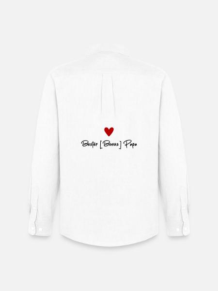Bester Bonuspapa - Männer Oxford Hemd von Stanley/Stella - Weiß