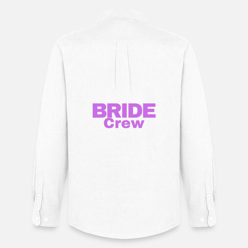 Bride Crew - Männer Oxford Hemd von Stanley/Stella - Weiß