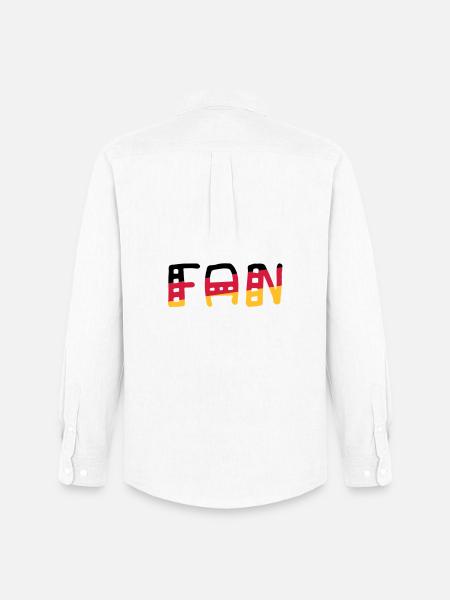 FAN - Shirt Germany - Men's Oxford Shirt by Stanley/Stella - white