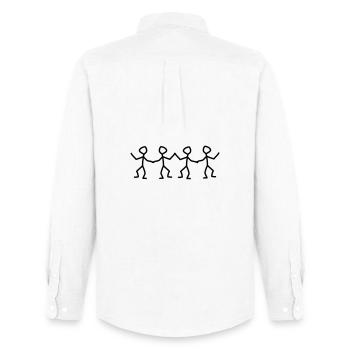 dance - Men's Oxford Shirt by Stanley/Stella - white - Back - AI Model Male 185 dark (185cm)