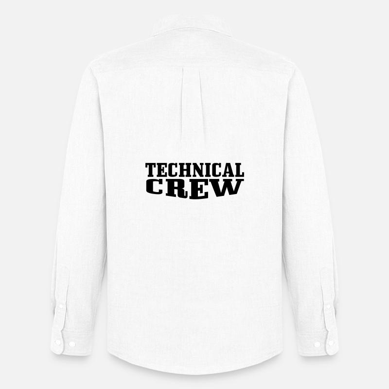 Technical Crew 2 - Männer Oxford Hemd von Stanley/Stella - Weiß