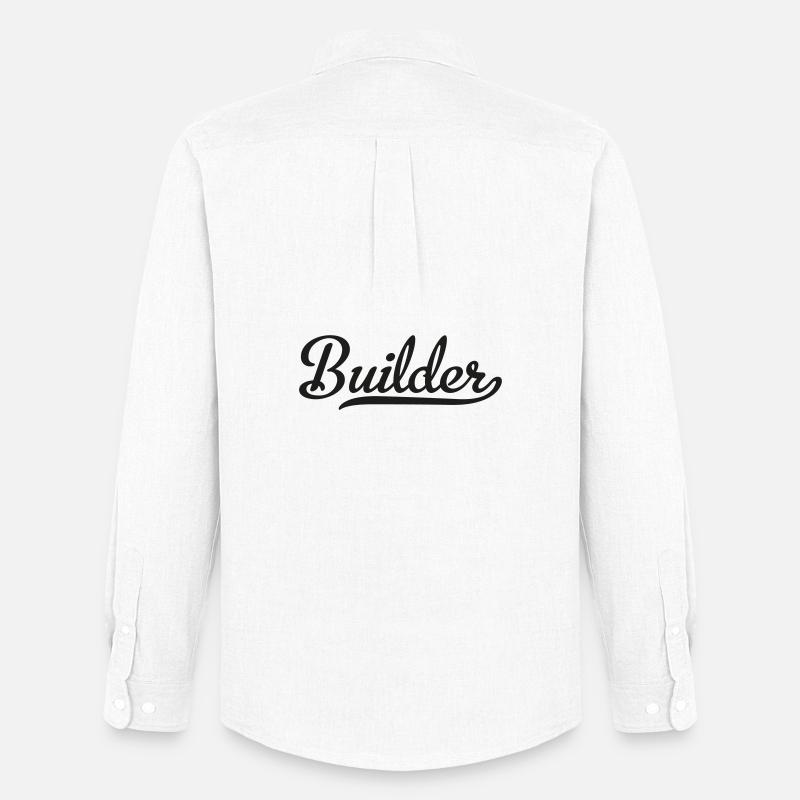 Builder - Men's Oxford Shirt by Stanley/Stella - white