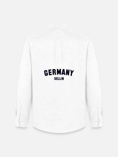 SELLIN Germany - Männer Oxford Hemd von Stanley/Stella - Weiß