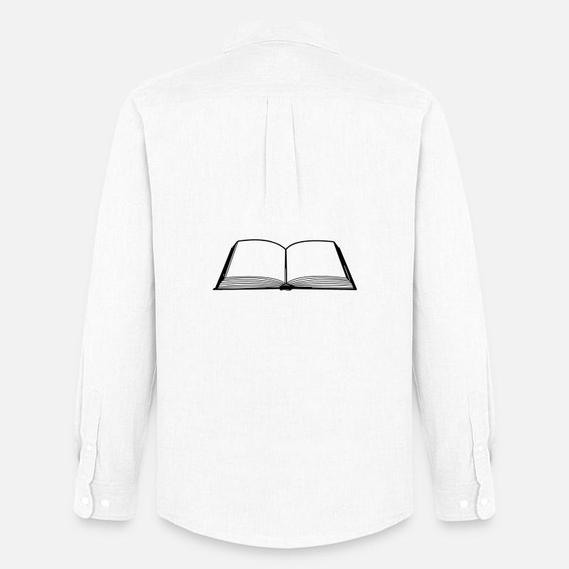 Buch leeren - Männer Oxford Hemd von Stanley/Stella - Weiß