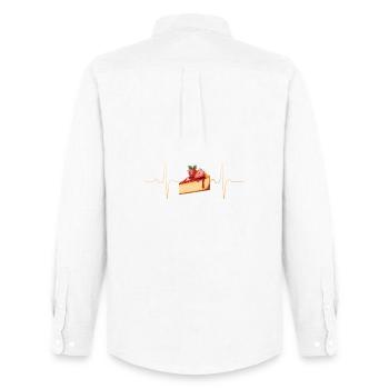 Cake - Men's Oxford Shirt by Stanley/Stella - white - Back - AI Model Male 185 dark (185cm)
