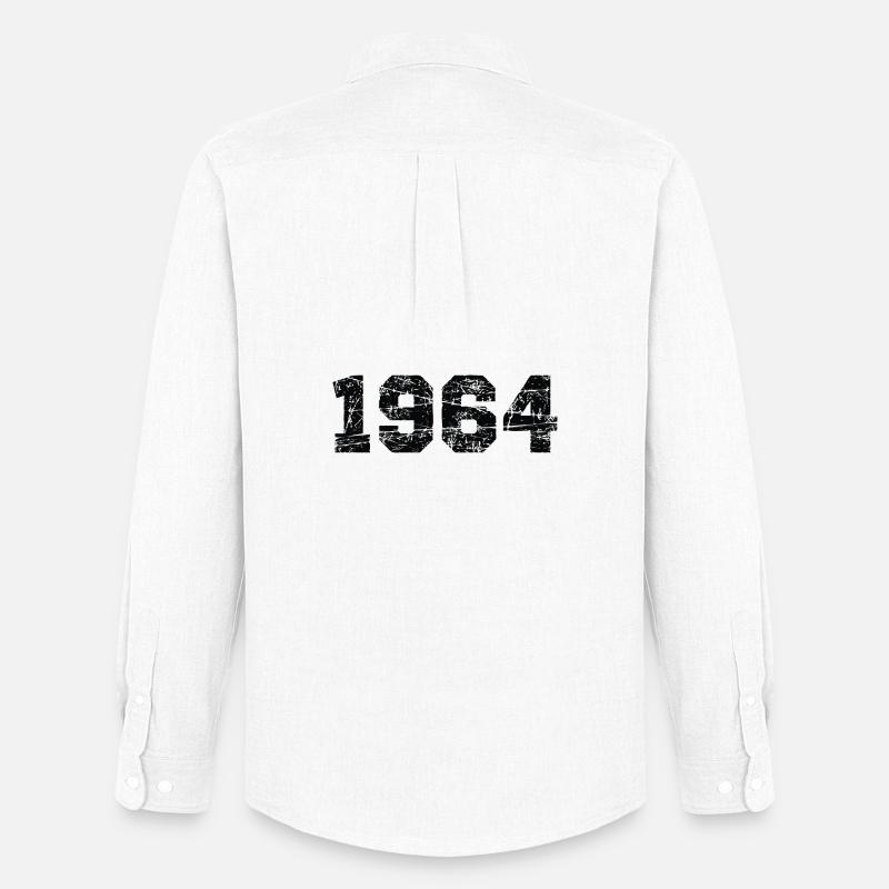 1964 - Männer Oxford Hemd von Stanley/Stella - Weiß