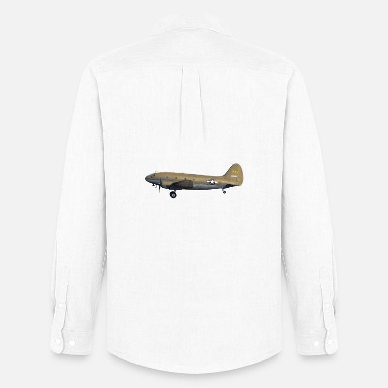 C-46 - Männer Oxford Hemd von Stanley/Stella - Weiß