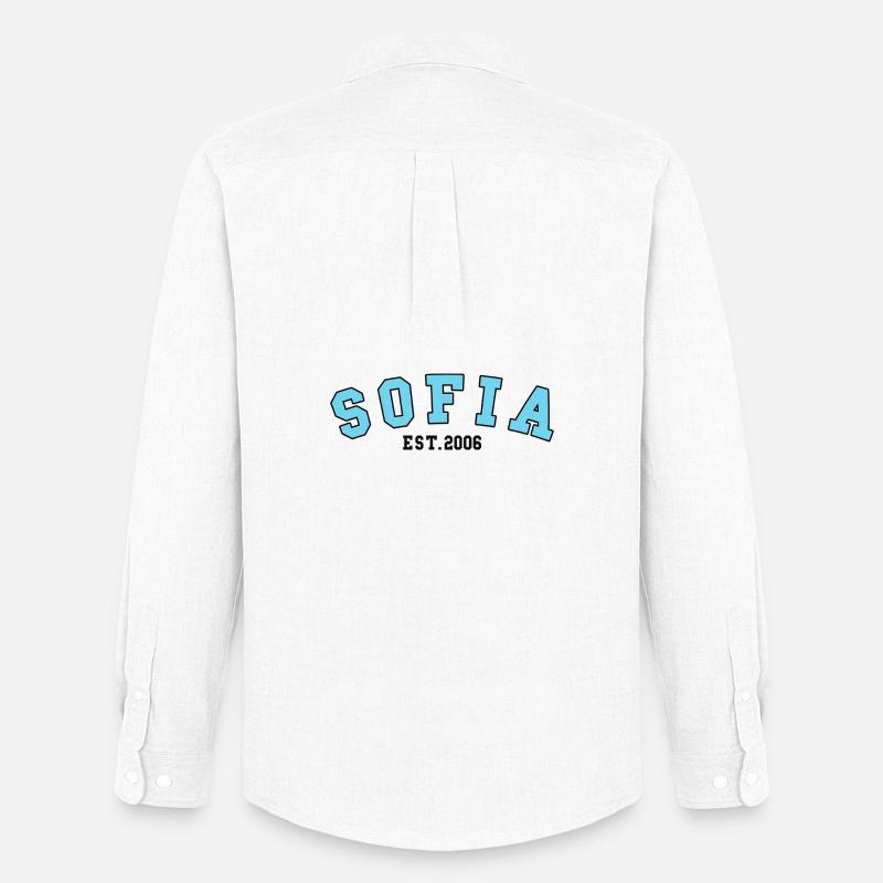Sofia gegründet 2006 - Männer Oxford Hemd von Stanley/Stella - Weiß