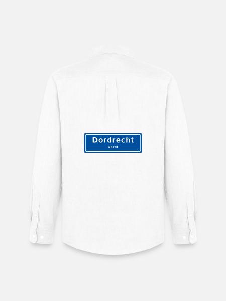Dordrecht place name sign - Men's Oxford Shirt by Stanley/Stella - white