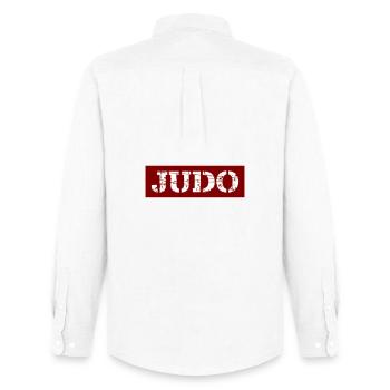 Judo - Men's Oxford Shirt by Stanley/Stella - white - Back - AI Model Male 185 dark (185cm)