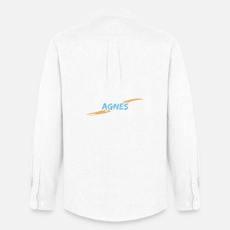 Agnes - Männer Oxford Hemd von Stanley/Stella - Weiß