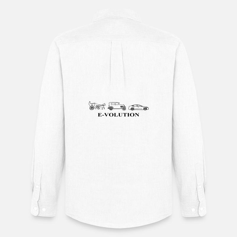 E-Volution Auto Evolution - Chemise Oxford homme Stanley/Stella - blanc