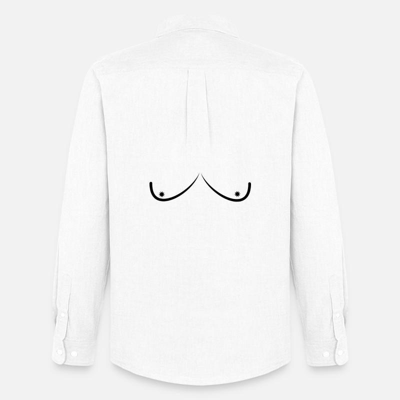 Boobs Tittis - Männer Oxford Hemd von Stanley/Stella - Weiß