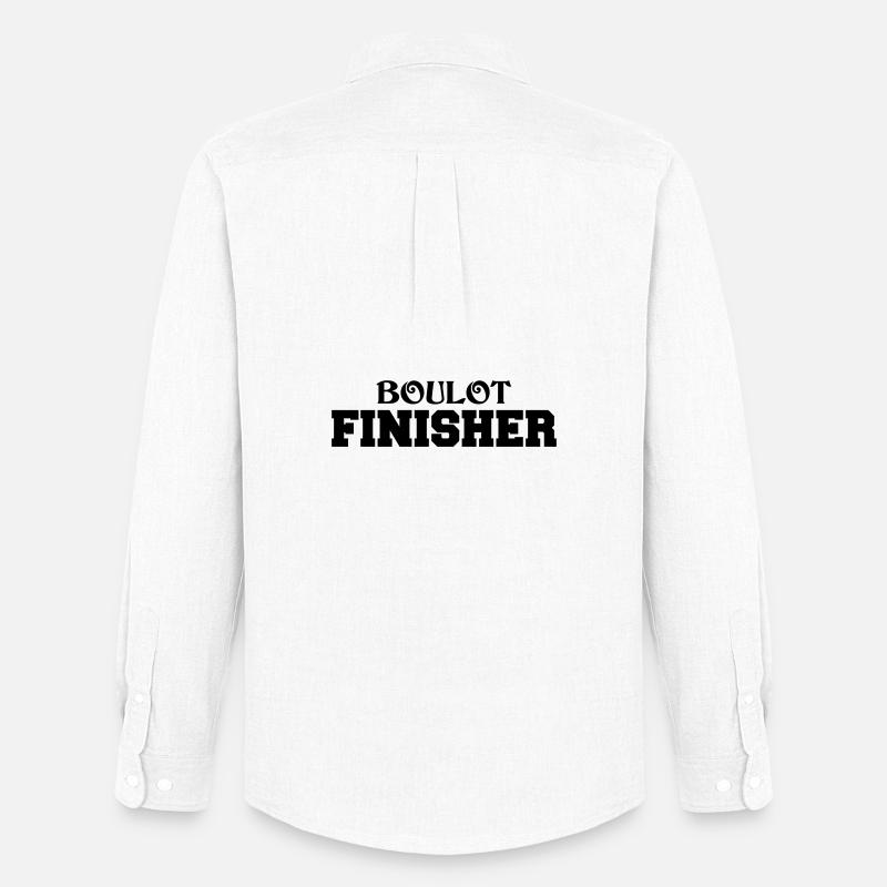 Job Finisher - Männer Oxford Hemd von Stanley/Stella - Weiß