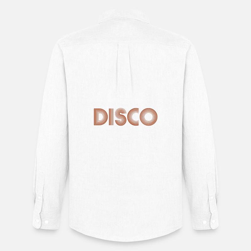 DISCO Tanzen Discokugel - Männer Oxford Hemd von Stanley/Stella - Weiß
