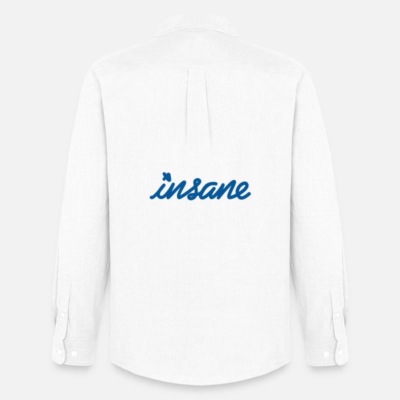 Insane Mindset – Setze ein Style-Statement - Männer Oxford Hemd von Stanley/Stella - Weiß