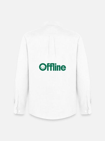 Offline Mode - Men's Oxford Shirt by Stanley/Stella - white