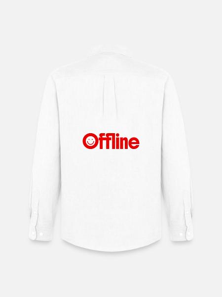 Offline - Men's Oxford Shirt by Stanley/Stella - white