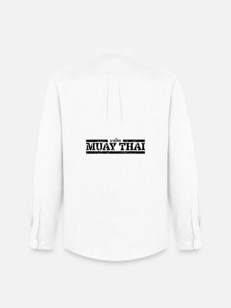 Muay Thai - Men's Oxford Shirt by Stanley/Stella - white