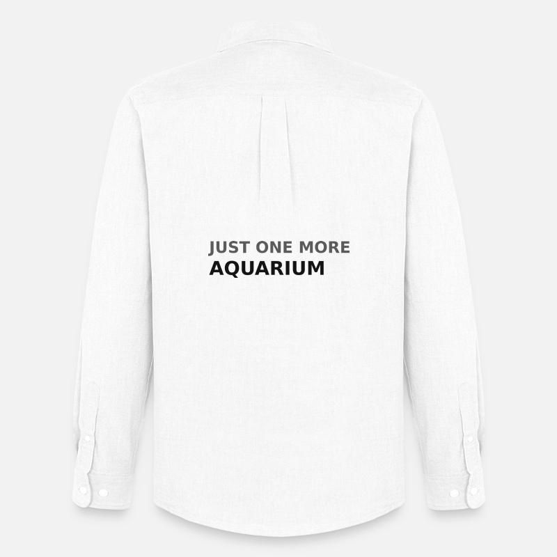 Nur noch ein Aquarium - Männer Oxford Hemd von Stanley/Stella - Weiß