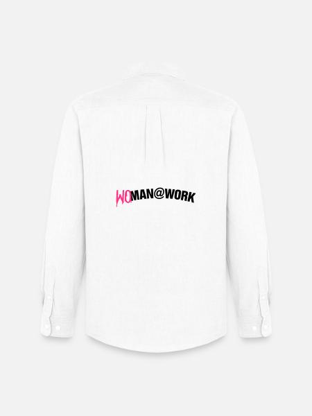 Woman at work - Men's Oxford Shirt by Stanley/Stella - white
