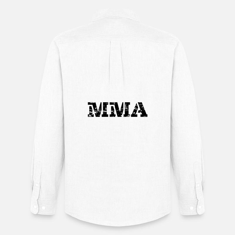 MMA - Männer Oxford Hemd von Stanley/Stella - Weiß