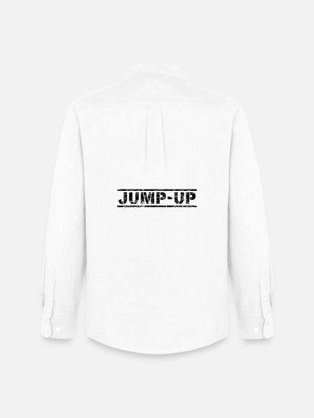 Jump Up - Männer Oxford Hemd von Stanley/Stella - Weiß