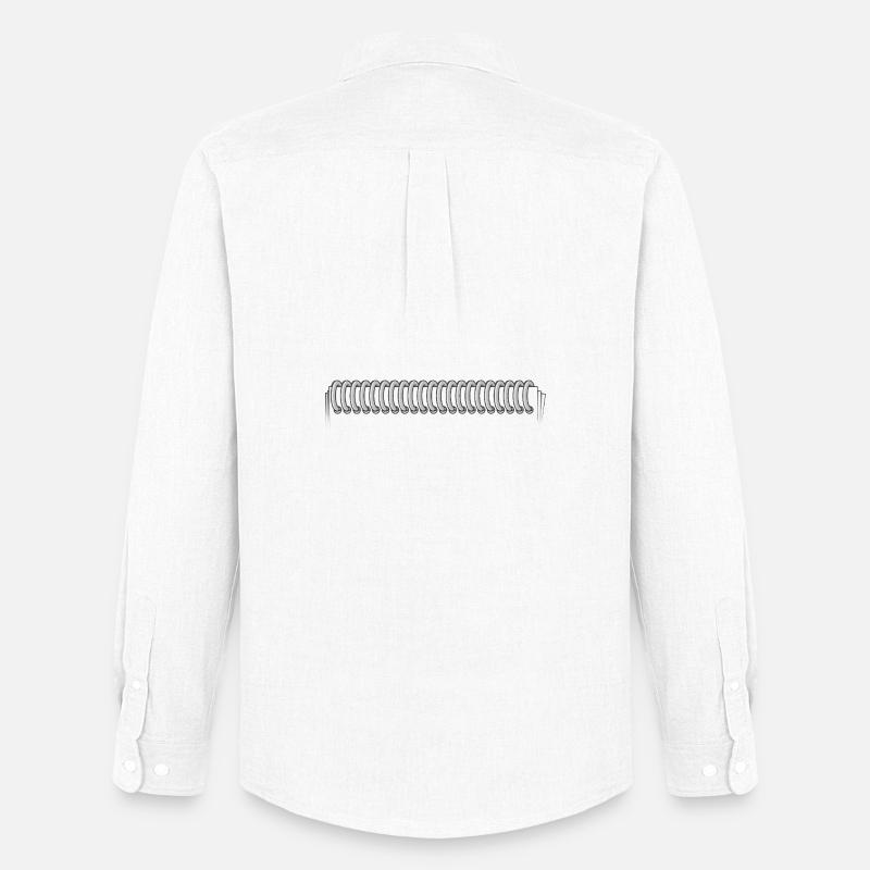 POSTSCRIPT H - Men's Oxford Shirt by Stanley/Stella - white