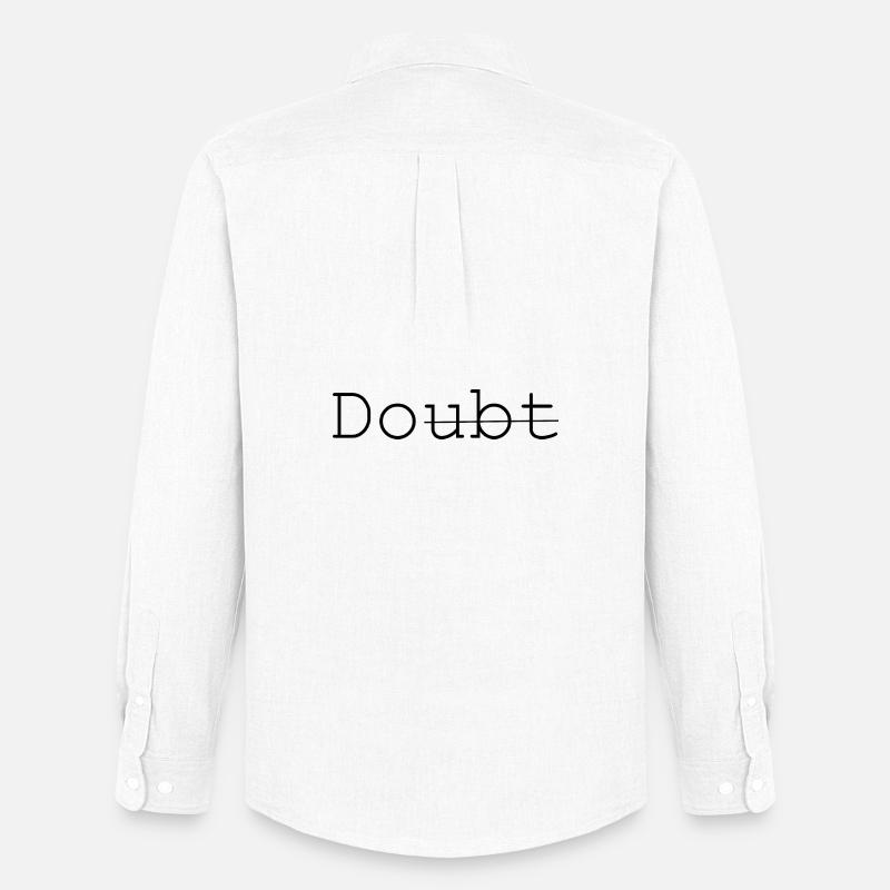 Doubt - Do it - Männer Oxford Hemd von Stanley/Stella - Weiß