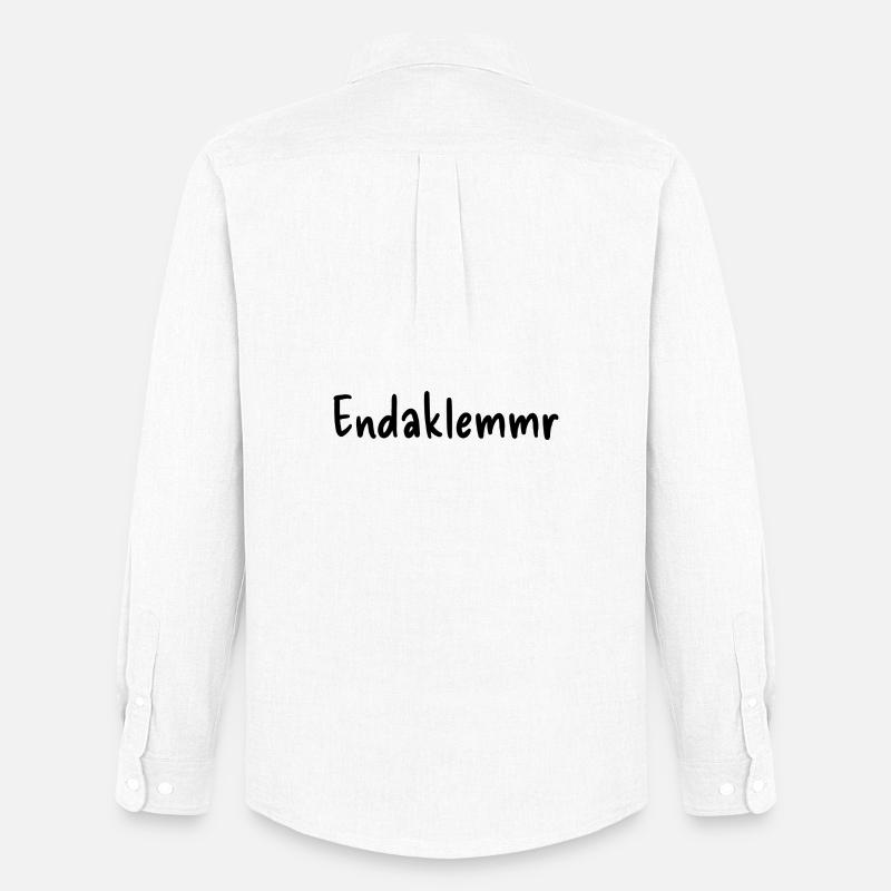 Endaklemmr - Männer Oxford Hemd von Stanley/Stella - Weiß