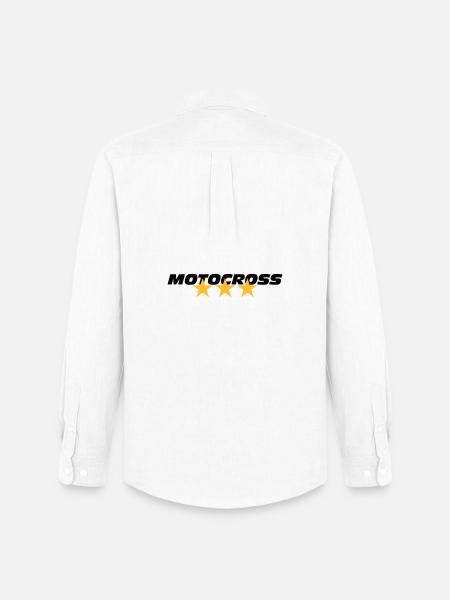 Motocross - Men's Oxford Shirt by Stanley/Stella - white