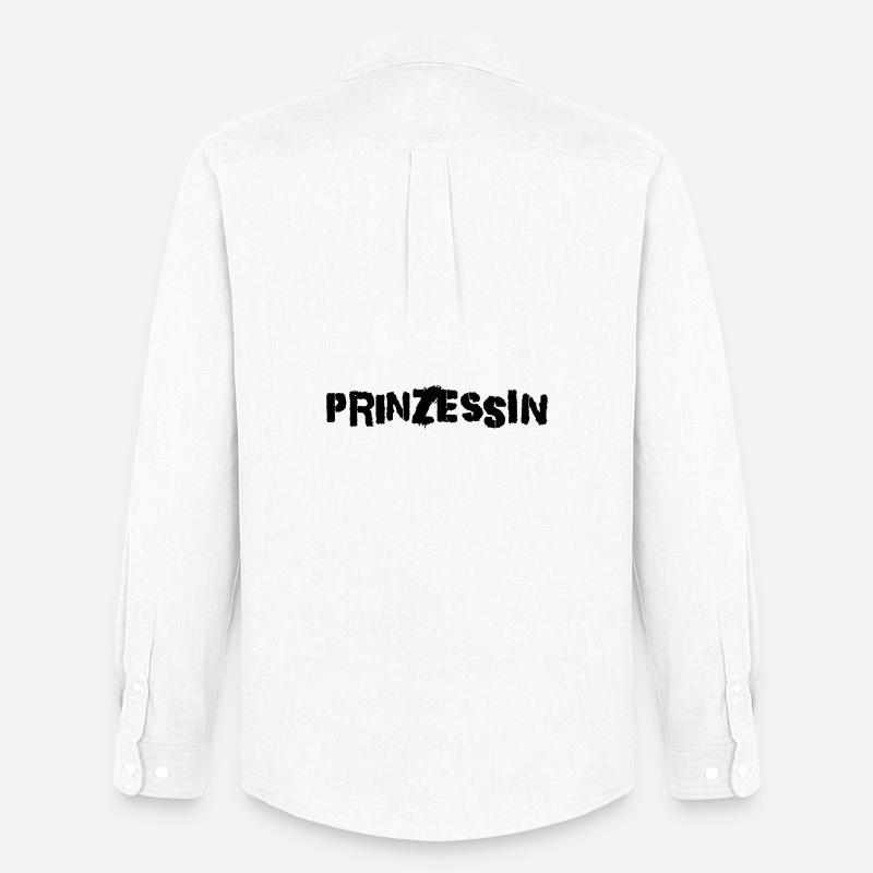 Prinzessin - Männer Oxford Hemd von Stanley/Stella - Weiß