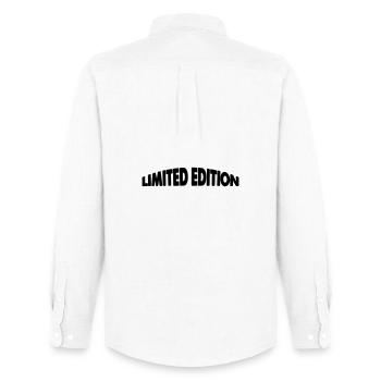 Limited edition - Men's Oxford Shirt by Stanley/Stella - white - Back - AI Model Male 185 dark (185cm)