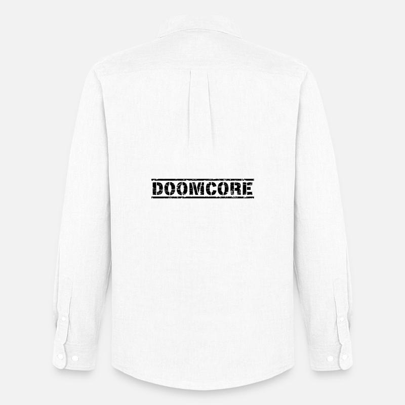 Doomcore - Männer Oxford Hemd von Stanley/Stella - Weiß