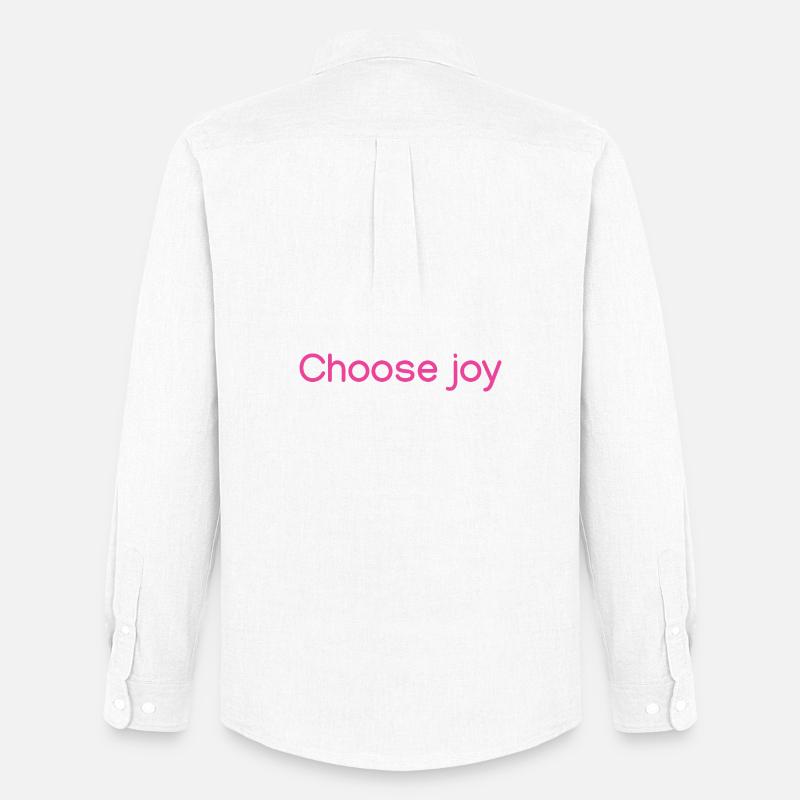 Wählen Sie joy Pink - Männer Oxford Hemd von Stanley/Stella - Weiß