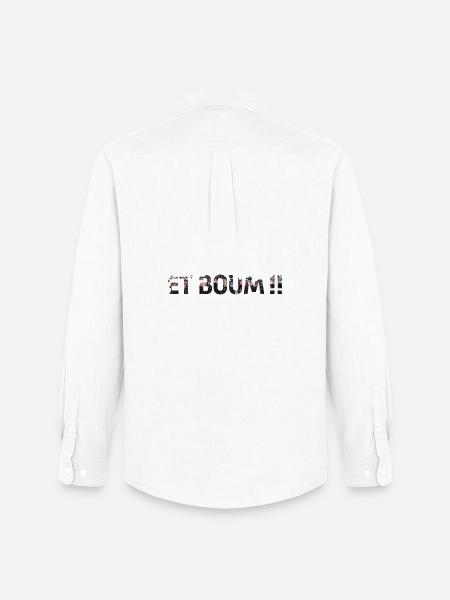 ET BOUM - Chemise Oxford homme Stanley/Stella - blanc