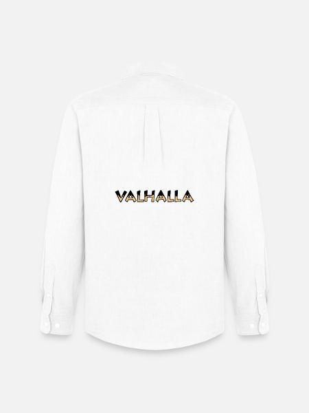 Valhalla Rune Yellow and Black - Men's Oxford Shirt by Stanley/Stella - white