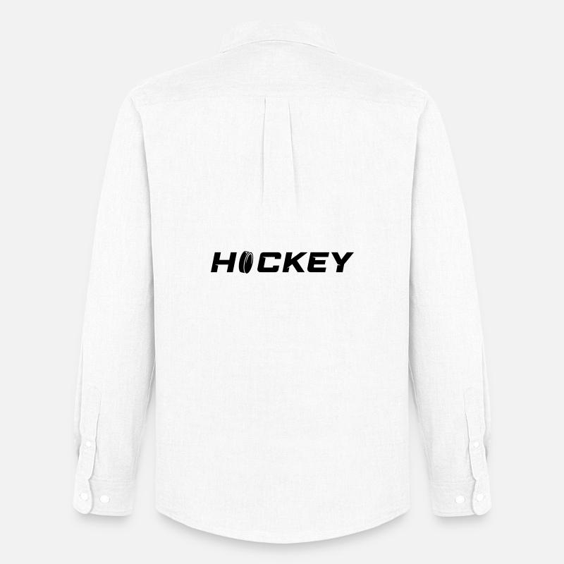 Hockey - Männer Oxford Hemd von Stanley/Stella - Weiß