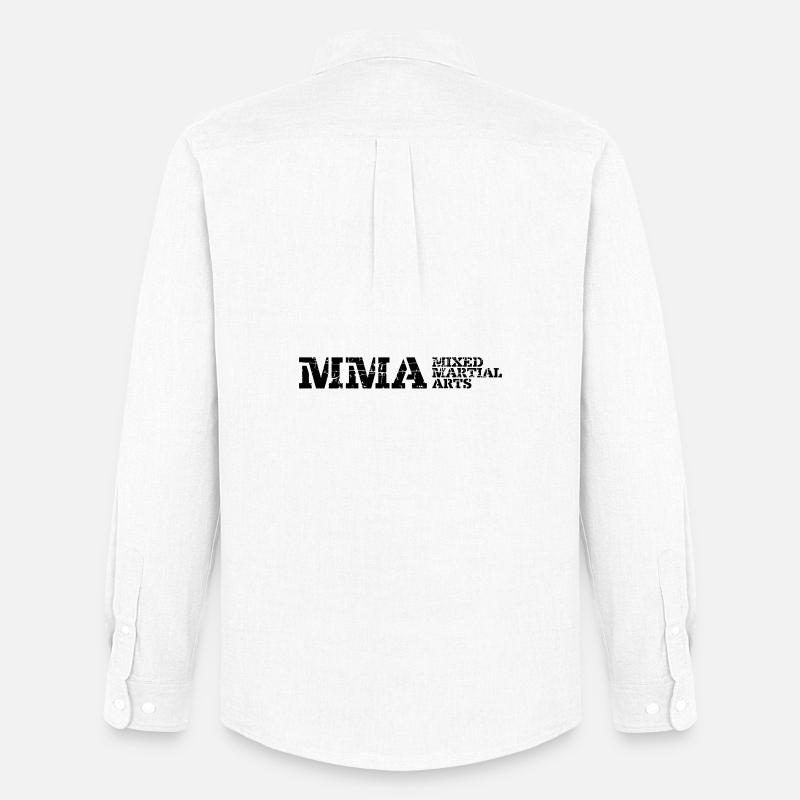 MMA - Männer Oxford Hemd von Stanley/Stella - Weiß