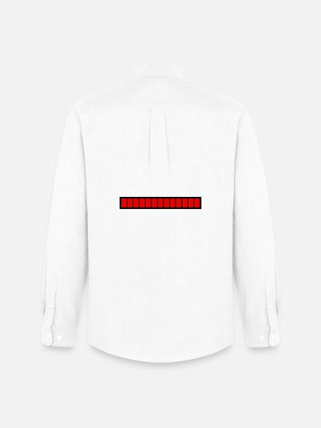 Rectangle loading bar Black Red (100%) - Men's Oxford Shirt by Stanley/Stella - white