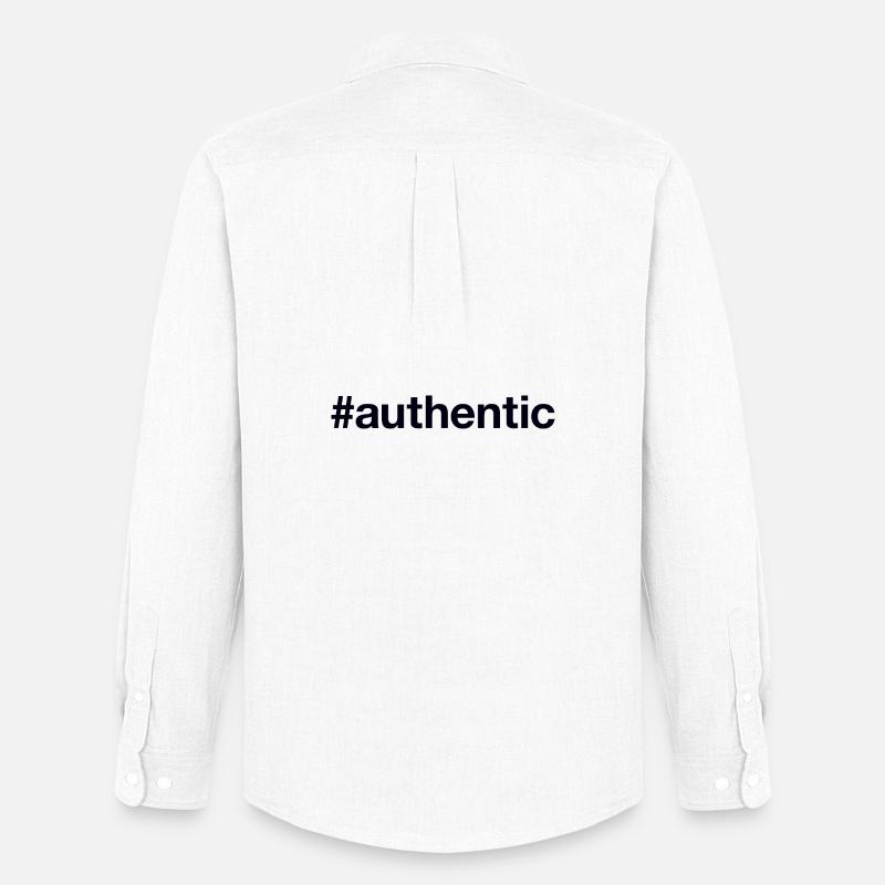 AUTHENTIC authentisch echt - Männer Oxford Hemd von Stanley/Stella - Weiß