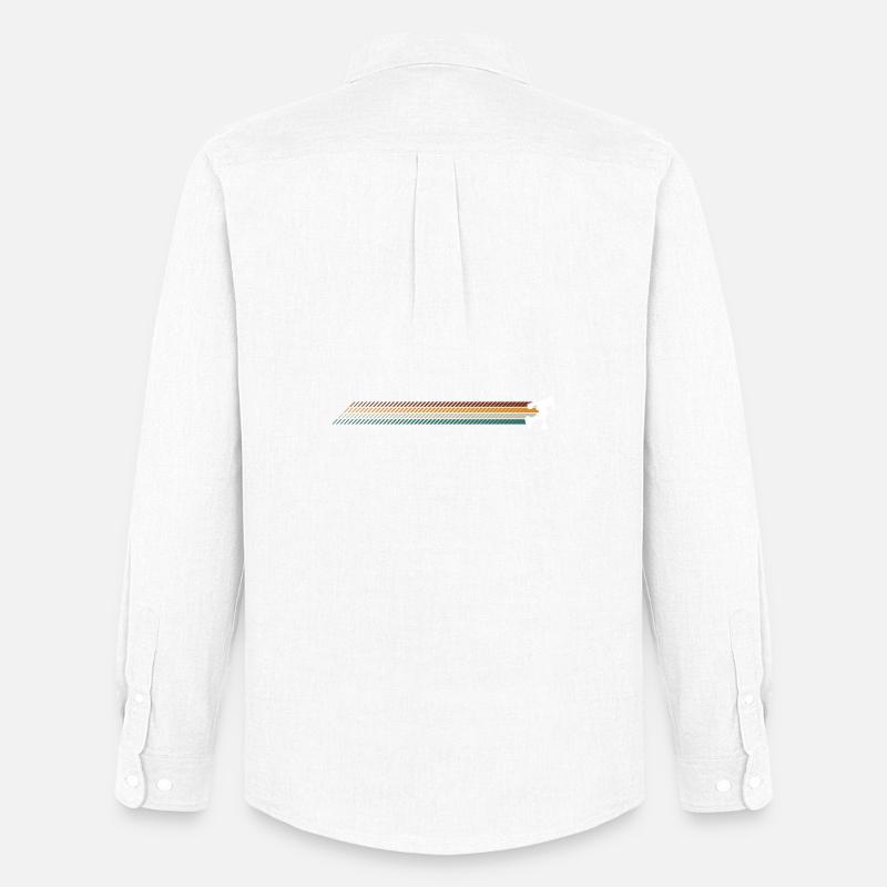 Warten auf Design-Upload - Männer Oxford Hemd von Stanley/Stella - Weiß
