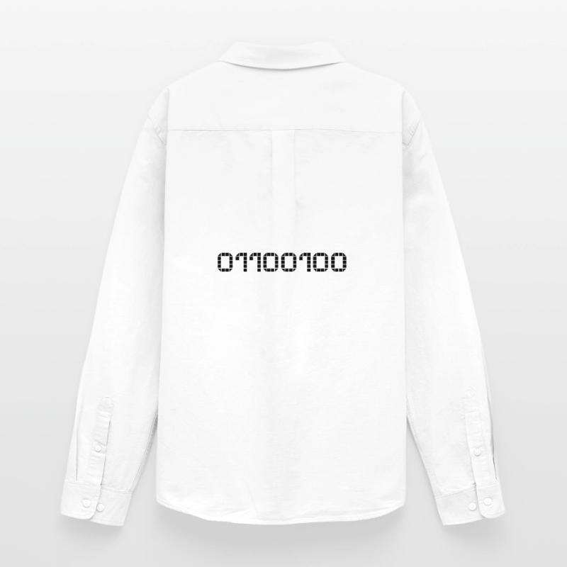 Binary notation - 100 Men's Oxford Shirt by Stanley/Stella